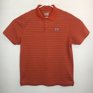 Under Armour large heat gear polo shirt loose fit